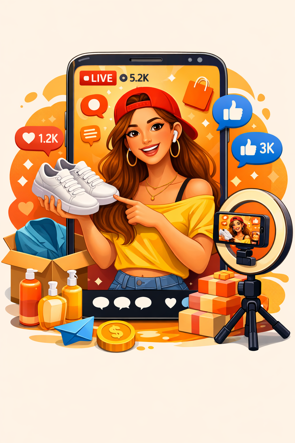 Live Shopping: como vender ao vivo no TikTok e Kwai