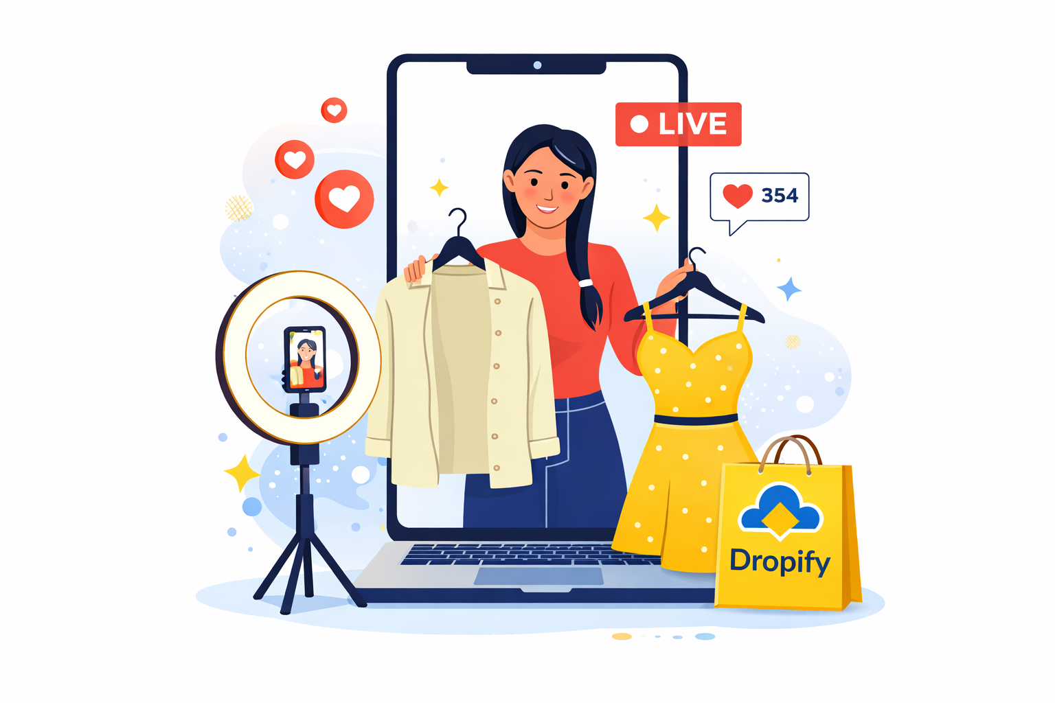 Live Shopping no TikTok Shop: engaje e converta em tempo real