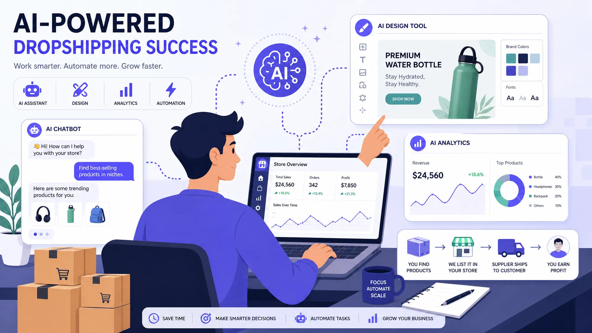 Inteligência Artificial no Dropshipping